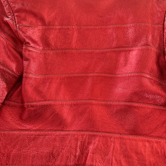 Genuine leather custom made jacket size S - Picture 4 of 7